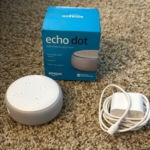 Amazon Echo Dot in White with Alexa